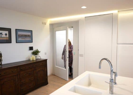 Home Lift In Use - BBC2 Building Dream Homes
