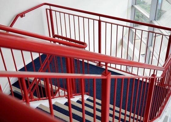 Handrail for public buildings